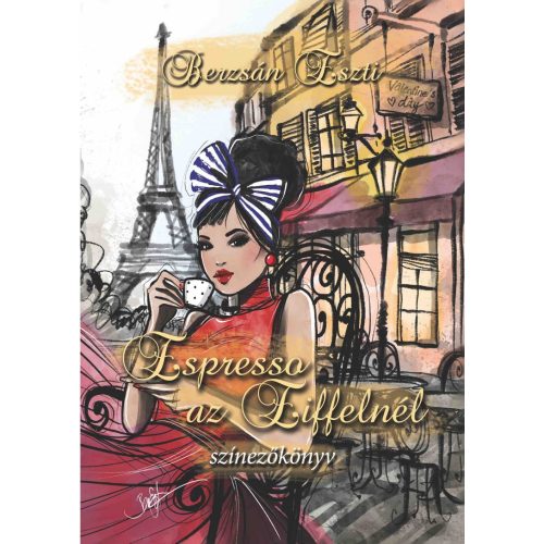 Espresso az Eiffelnél színezőkönyv